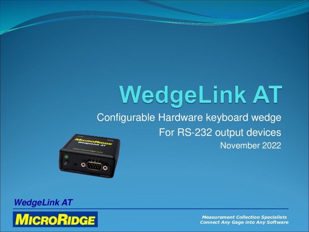 WedgeLink AT Overview