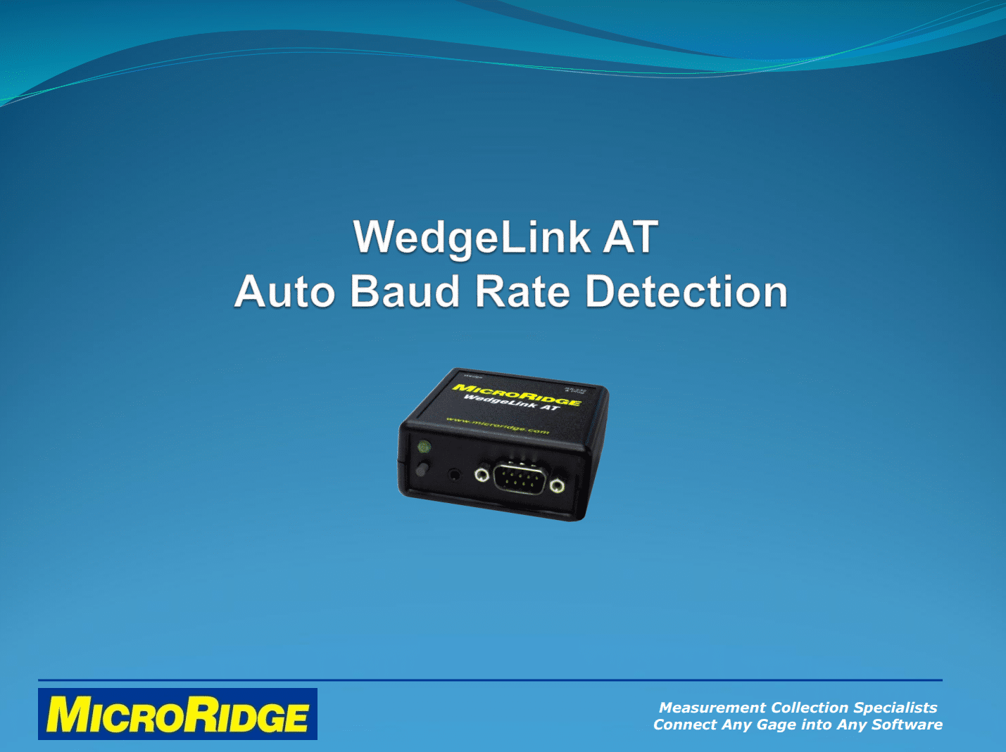 Auto Baud Rate Detection