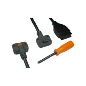 SPC Cable, Mitutoyo Digimatic, Angled Water-Proof Connector w/ Button, Type B
