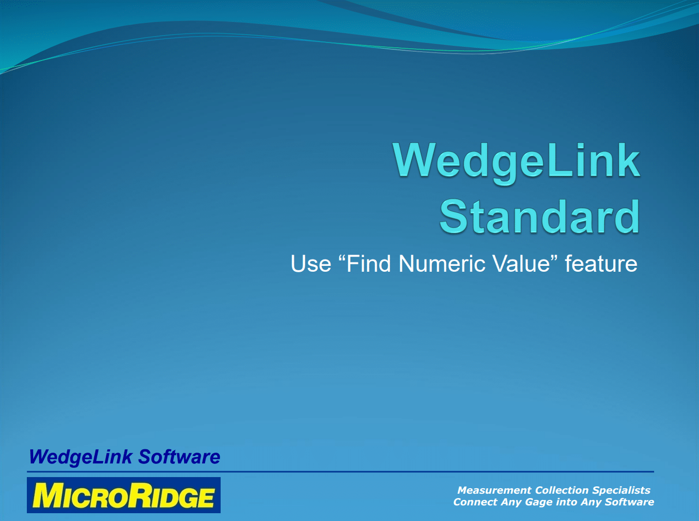 Use “Find Numeric Value” Feature