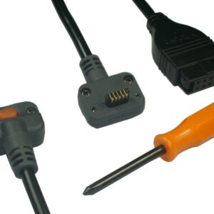 SPC Cable, Mitutoyo Digimatic, Angled Water-Proof Connector w/ Button, Type B